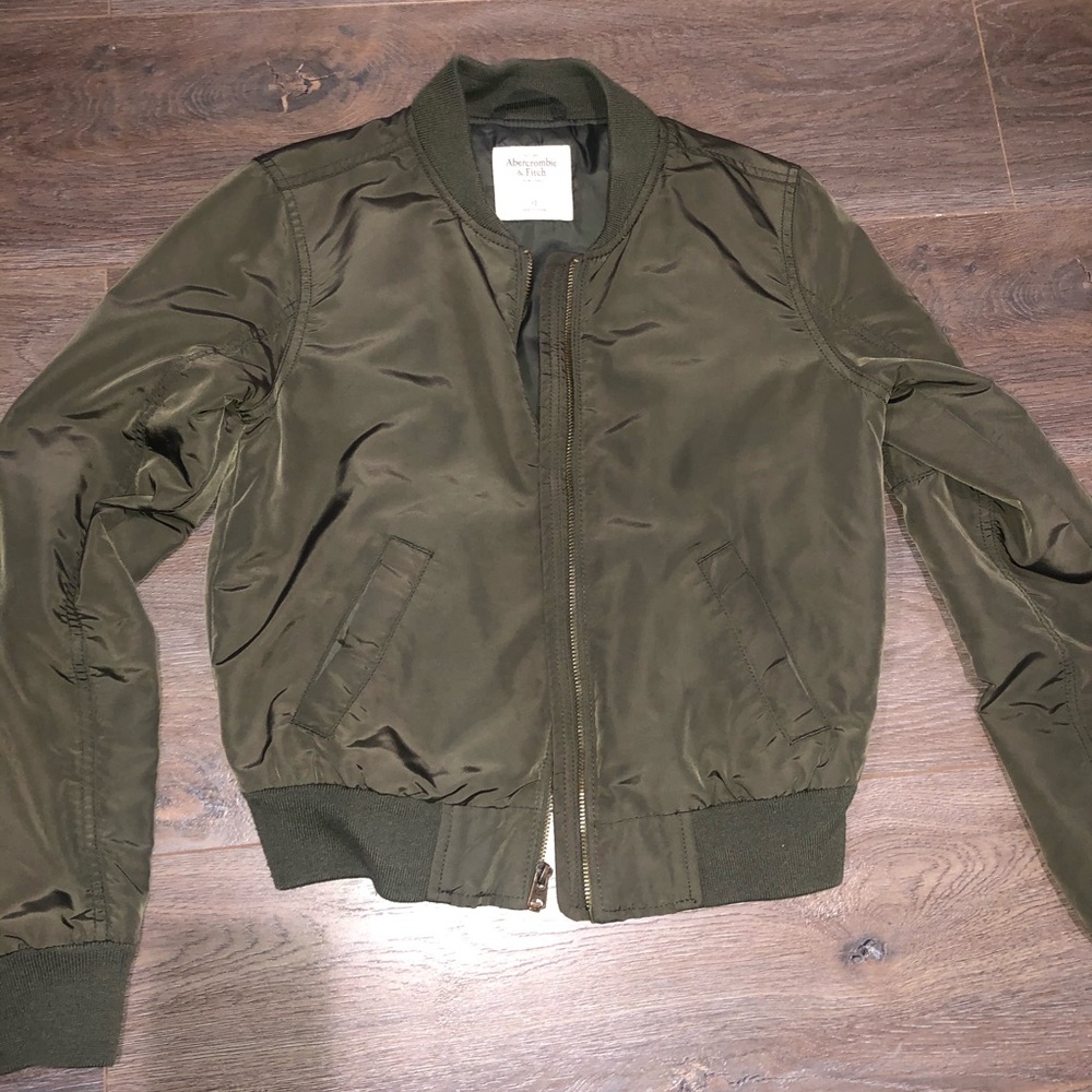 abercrombie & fitch bomber jacket